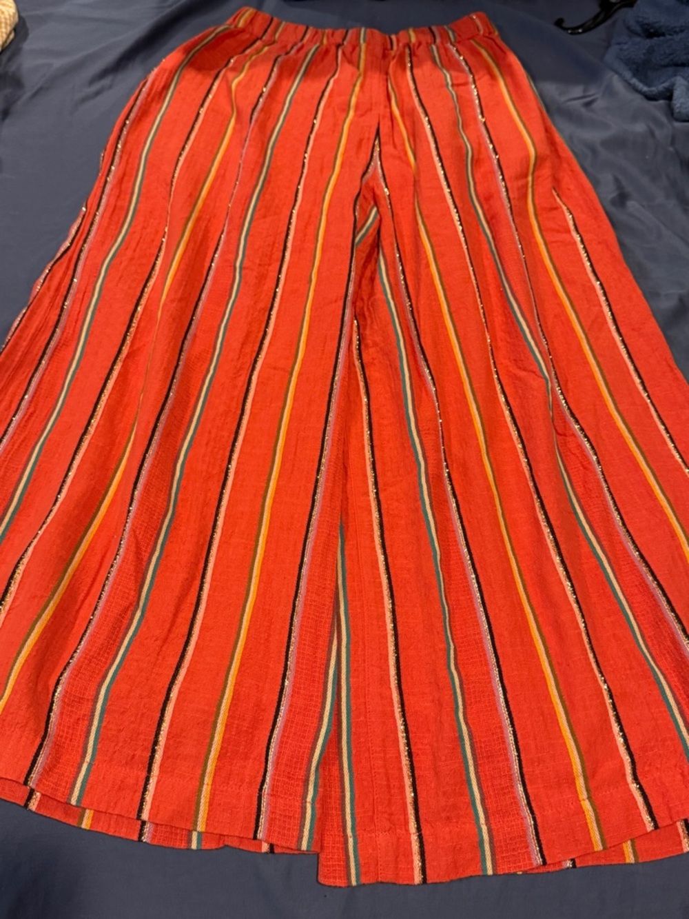 Ace & Jig, Orange Striped Wide Leg Pants